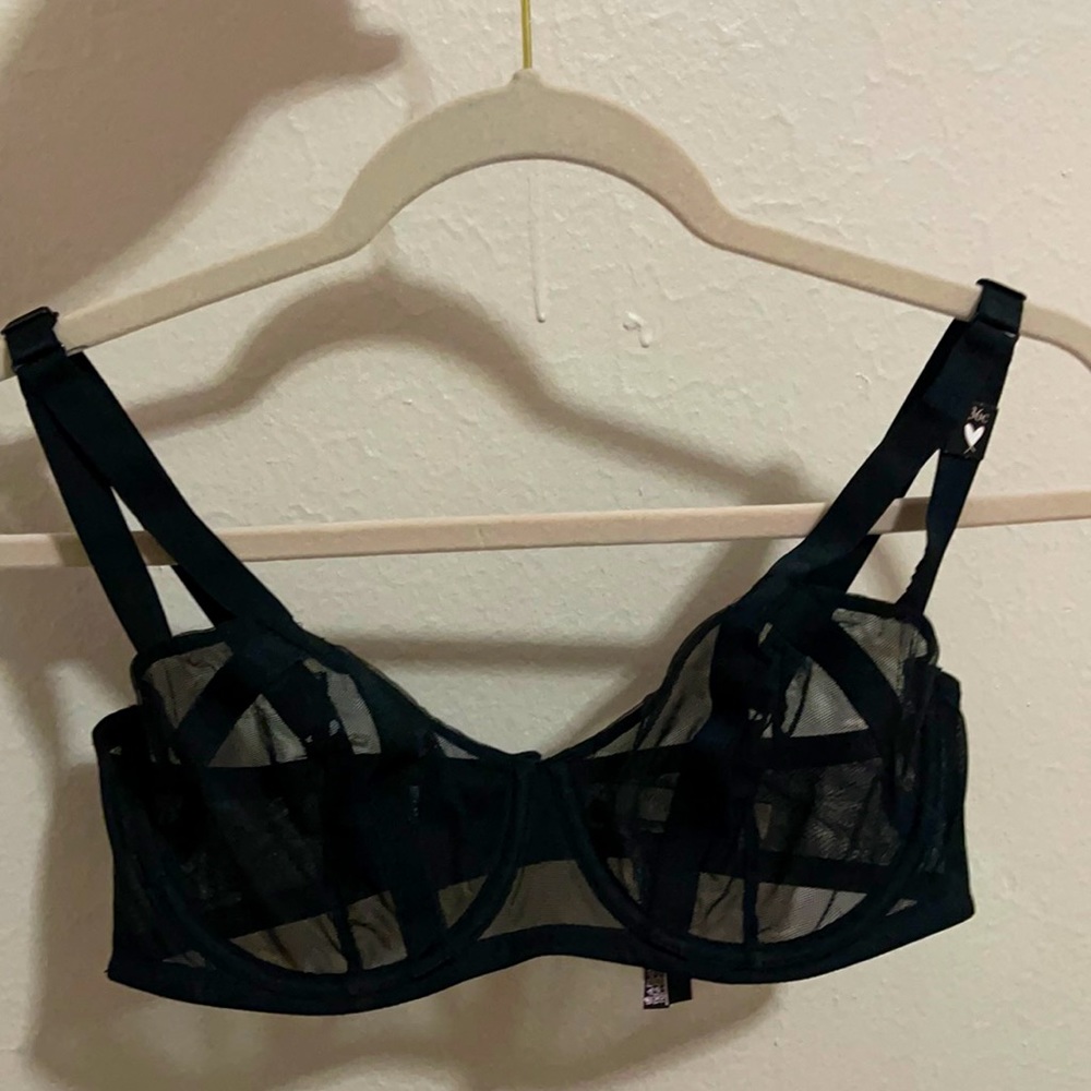 Victoria’s Secret, mesh balconette bra